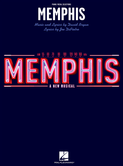 Memphis the Broadway Musical Piano/Vocal Selections Songbook 